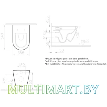 Унитаз Vitra Nest Qflush 7870B403-0075+220-003R409 картинка 8